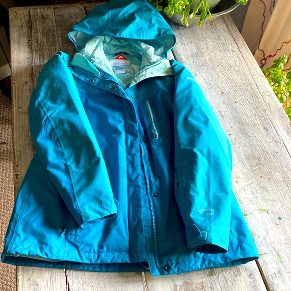 3 in 1 Columbia women’s interchangeable hooded jacket. New without tag - Picture 1 of 9